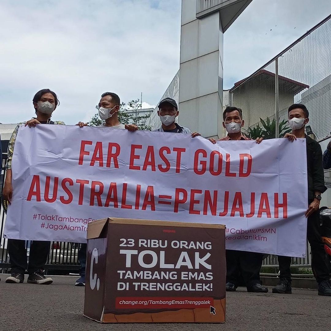 Tak Ingin Kiamat Lebih Cepat, Rakyat Trenggalek Geruduk Jakarta: Tolak Tambang Emas PT SMN!